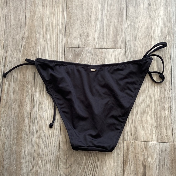 Victoria’s Secret Swim | Black Tie Side Bottom - Picture 2 of 8